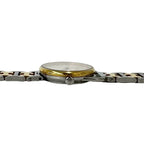 Hermes Also-h Logo Stainless Steel Quartz Watch Wrist Silver Gold — view 7