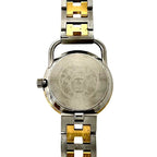 Hermes Also-h Logo Stainless Steel Quartz Watch Wrist Silver Gold — view 6