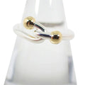 Tiffany & Co 925 750 Double Eye Ring