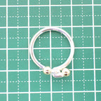 Tiffany & Co 925 750 Double Eye Ring — view 9