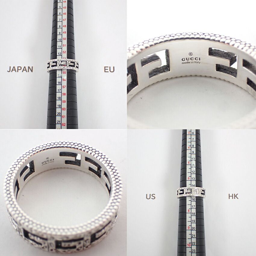 Gucci 925 Arabesque Square Ring — view 8