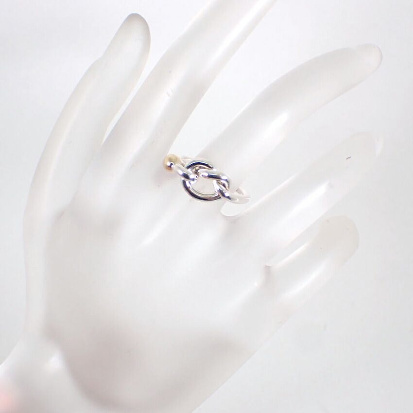 Tiffany & Co 925 750 Love Knot Ring — view 4