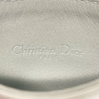 Dior Card Case Lady Light Blue Quilted Leather — view 4