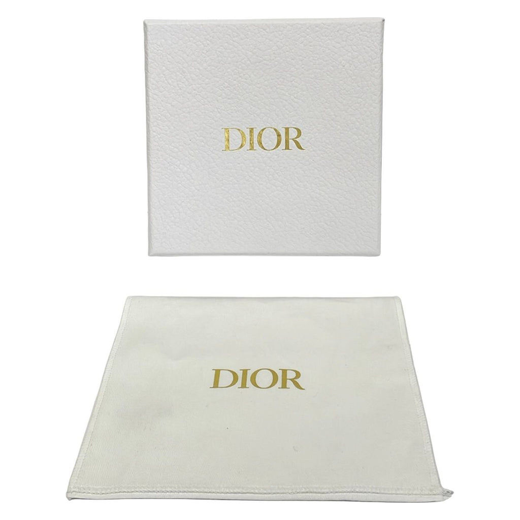 Dior Card Case Lady Light Blue Quilted Leather — view 5