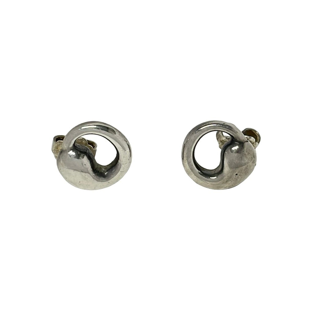 Tiffany & Co Earrings Eternal Circle Silver