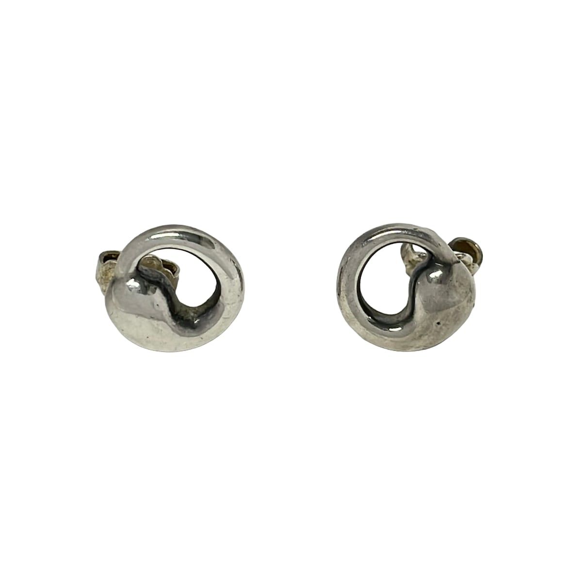 Tiffany & Co Earrings Eternal Circle Silver