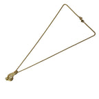 Dior Necklace Gold Clear Treble Clef — view 2