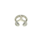 Hermes Osmose GM 925 Sterling Silver Ring — view 6