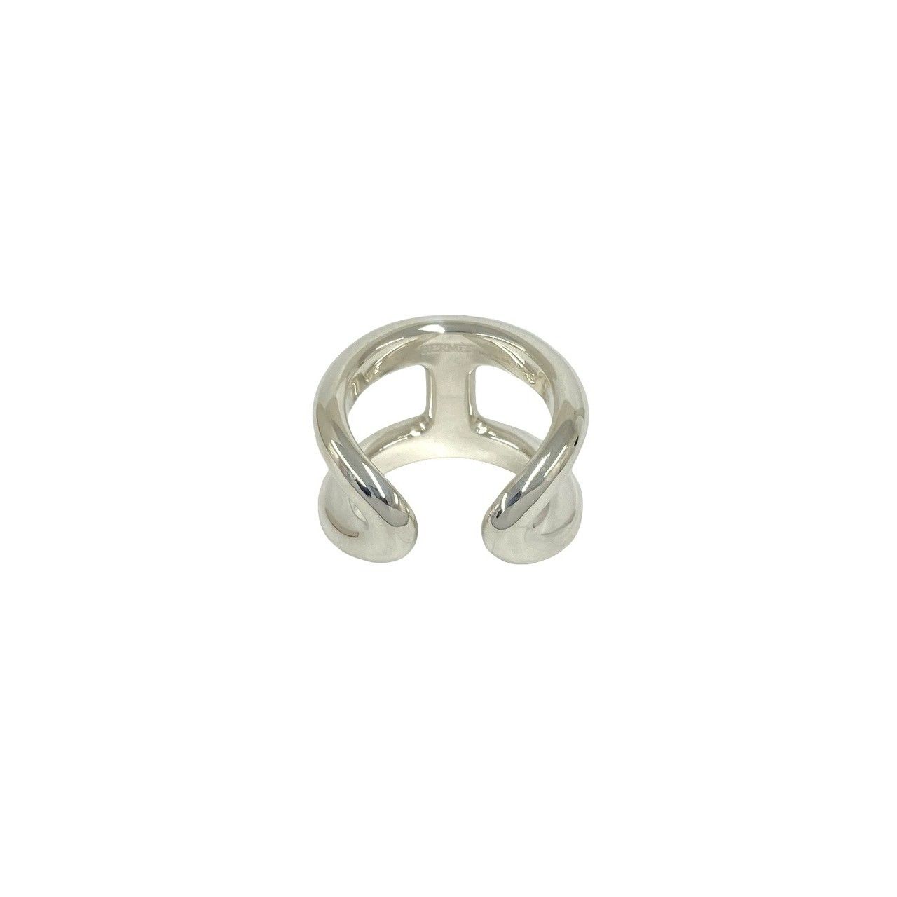 Hermes Osmose GM 925 Sterling Silver Ring — view 6