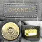 Chanel Shoulder Bag Quilted Westminster Chain Leather Faux Pearl Black Gold — view 5