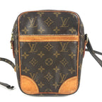 Louis Vuitton Shoulder Bag Danube Monogram Canvas Brown