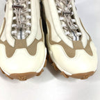 Louis Vuitton Sneakers LV Logo Shoes Leather Beige — view 4