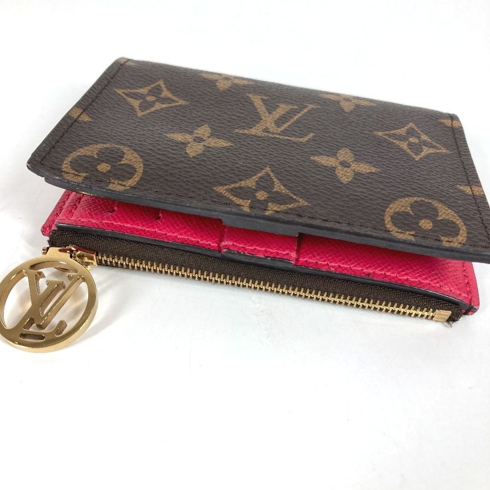 Louis Vuitton Bifold Wallet Portefeuille Lisa Monogram Canvas Grenad Brown — view 6