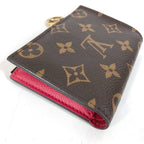 Louis Vuitton Bifold Wallet Portefeuille Lisa Monogram Canvas Grenad Brown — view 5
