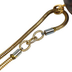 Hermes Necklace Series Logo Wood Ball Brown — view 8