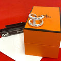 Hermes Osmose GM 925 Sterling Silver Ring