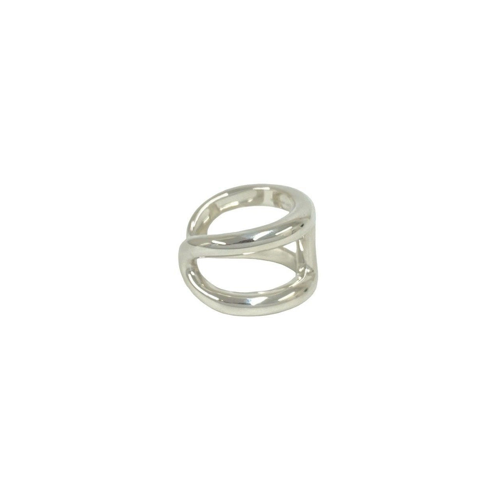 Hermes Osmose GM 925 Sterling Silver Ring — view 5
