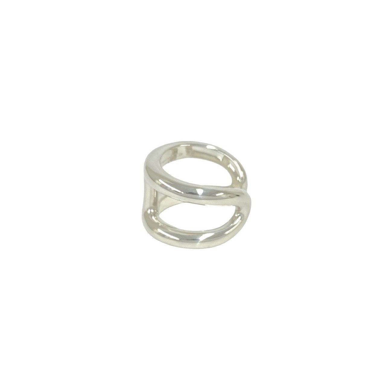 Hermes Osmose GM 925 Sterling Silver Ring — view 4