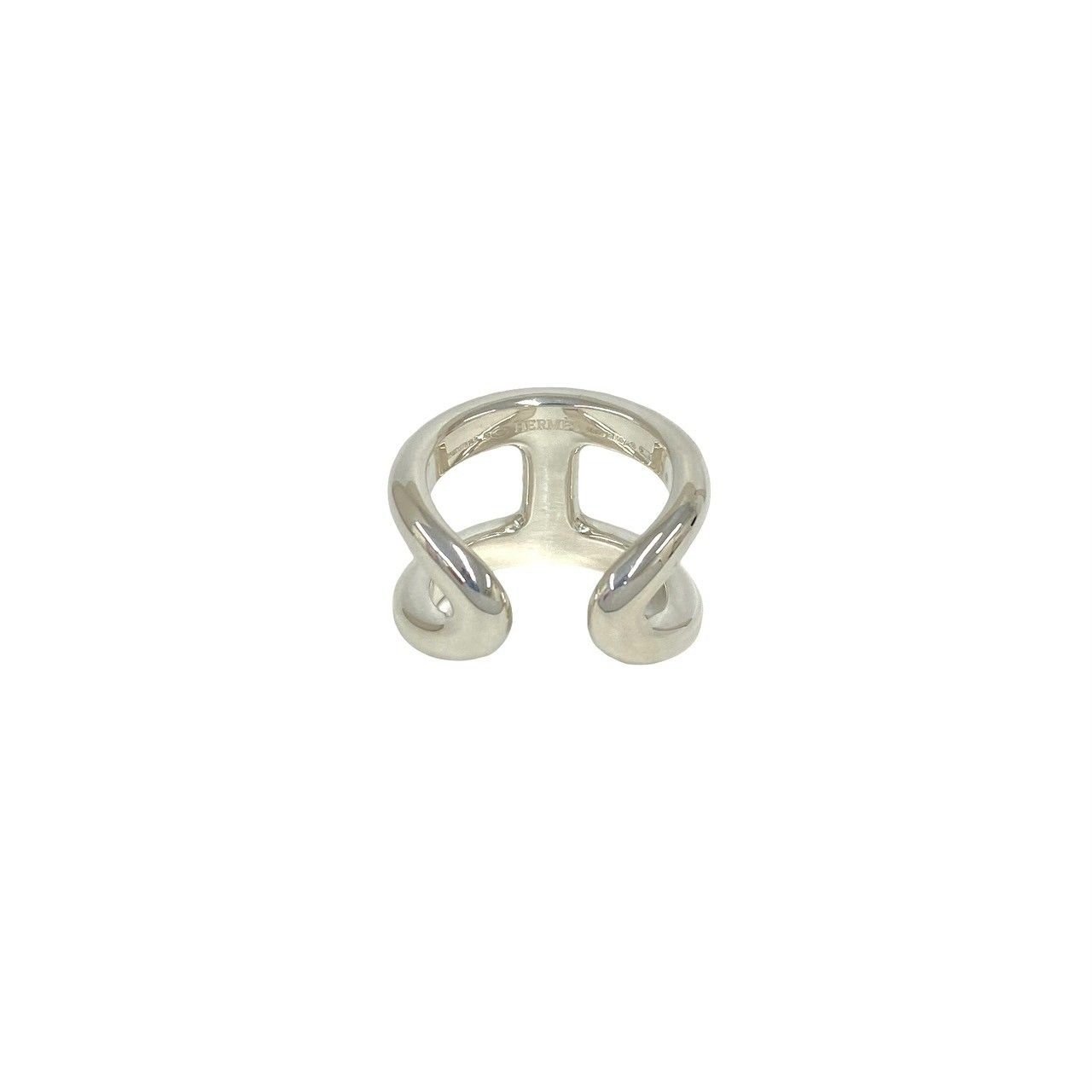Hermes Osmose GM 925 Sterling Silver Ring — view 6