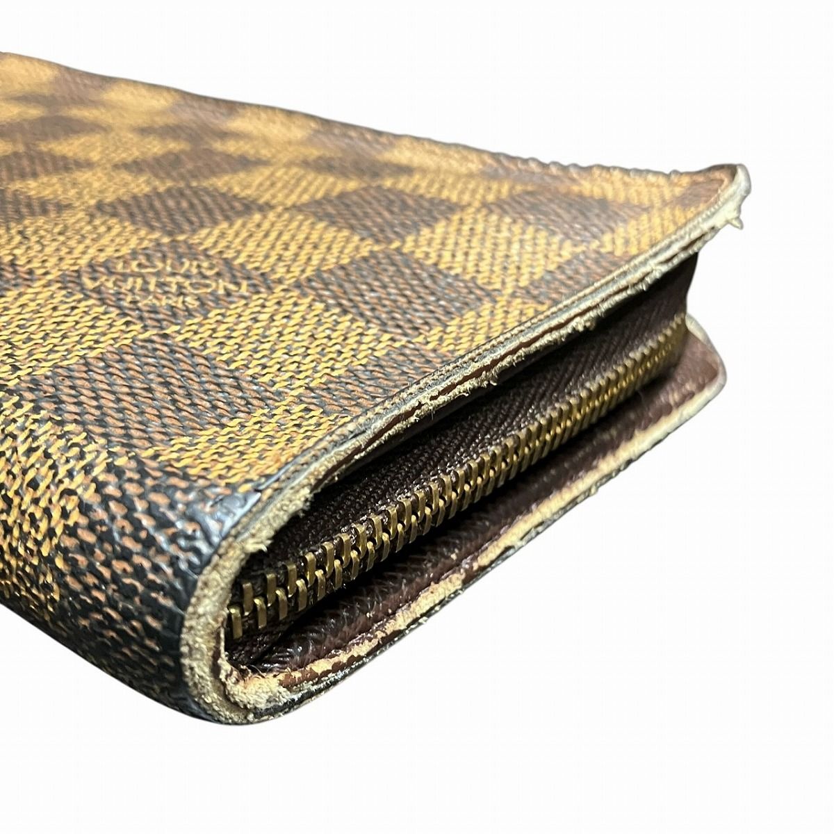 Louis Vuitton Damier Ebene Porte Monet Wallet Canvas — view 9