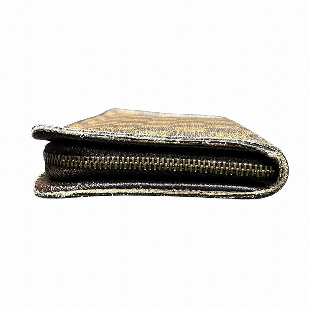 Louis Vuitton Damier Ebene Porte Monet Wallet Canvas — view 8