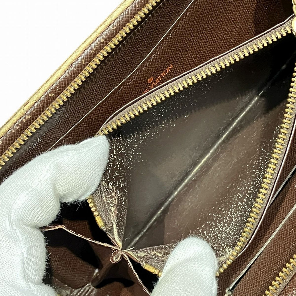 Louis Vuitton Damier Ebene Porte Monet Wallet Canvas — view 5