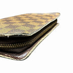 Louis Vuitton Damier Ebene Porte Monet Wallet Canvas — view 7