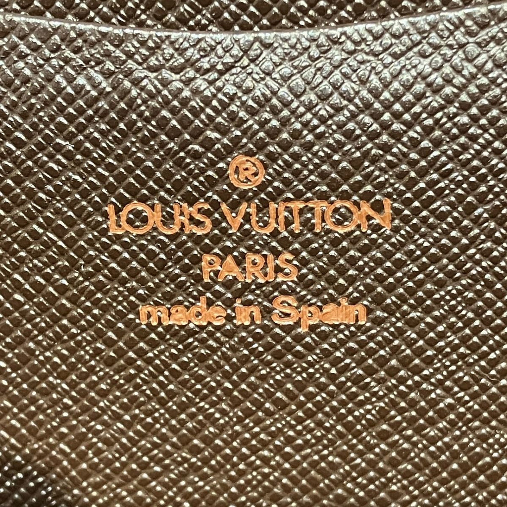 Louis Vuitton Damier Ebene Porte Monet Wallet Canvas — view 4