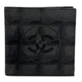 Chanel New Travel Line Bifold Wallet Leather Canvas
