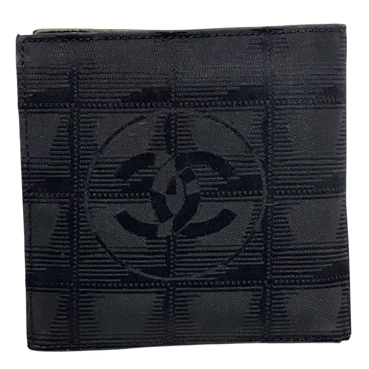 Chanel New Travel Line Bifold Wallet Leather Canvas — view 2