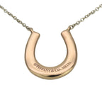 Tiffany & Co Necklace Horse Shoe Gold Rubedo 925 Sterling Silver Pink — view 2