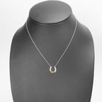 Tiffany & Co Necklace Horse Shoe Gold Rubedo 925 Sterling Silver Pink — view 9