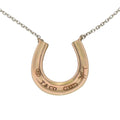 Tiffany & Co Necklace Horse Shoe Gold Rubedo 925 Sterling Silver Pink