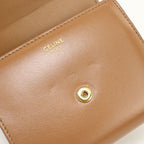 Celine Small Flap Wallet Triomphe Trifold Calf — view 5