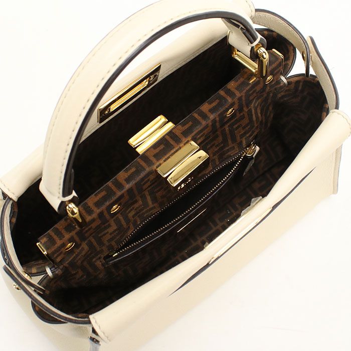 Fendi 2-Way Peekaboo Handbag Calf — view 3