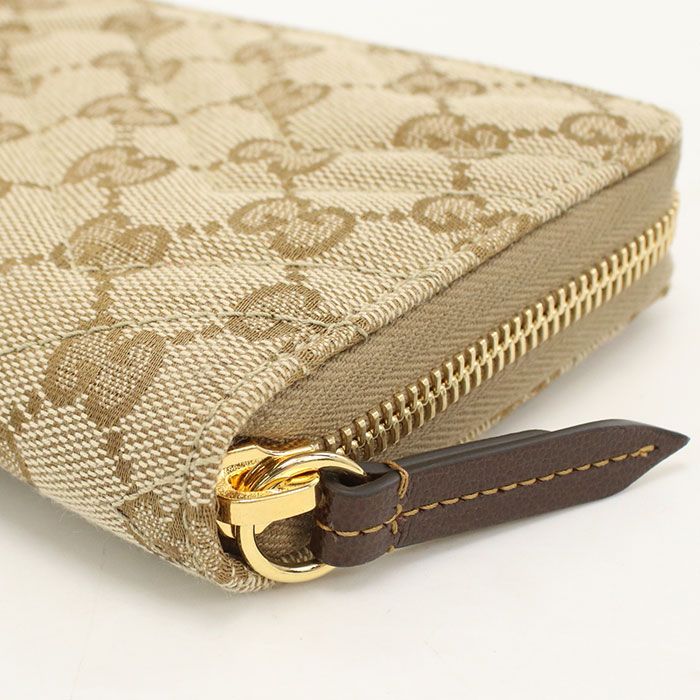 Gucci Zip Around Wallet GG Marmont Canvas — view 6