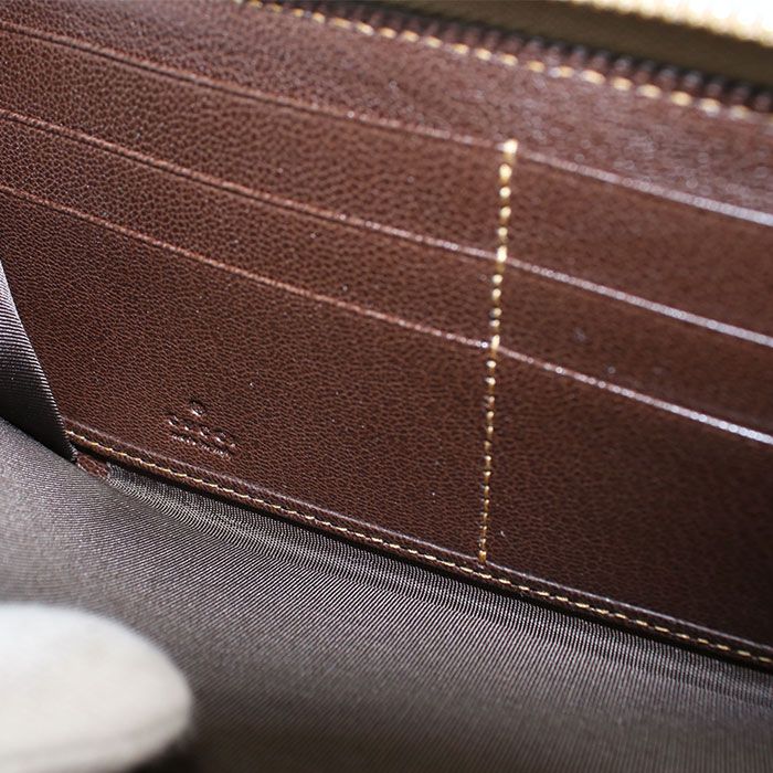 Gucci Zip Around Wallet GG Marmont Canvas — view 5