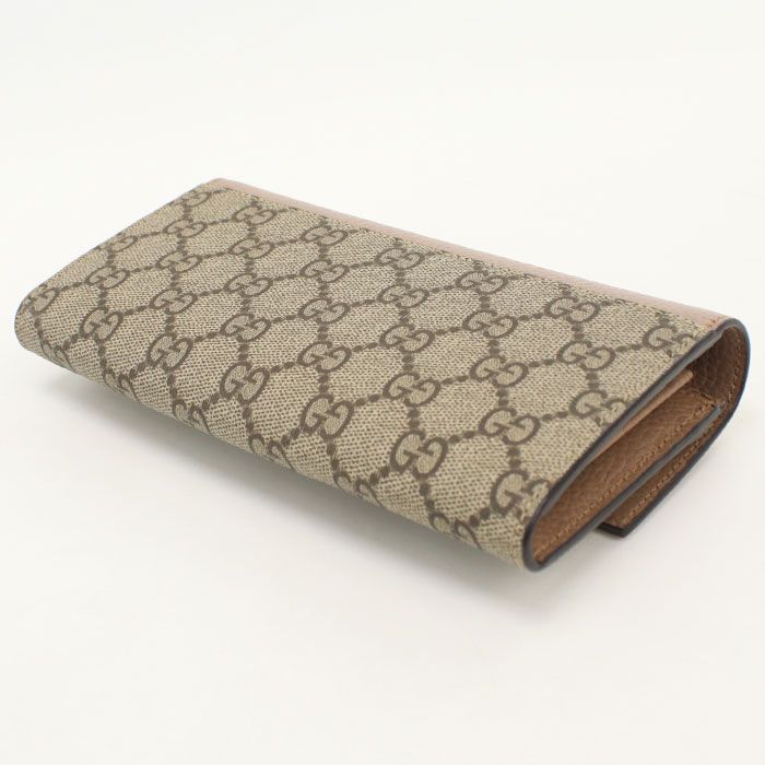 Gucci Bicolor Continental Wallet Double Bifold GG Supreme — view 2