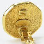 Chanel Earrings Metal Gold Plated CC Logo — view 6