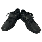 Louis Vuitton Sneakers 9 Black Dark Gray Silver Damier Graphite Leather — view 2