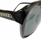 Chanel Side Chain CC Logo Eyewear Sunglasses Black Demo Lens — view 7