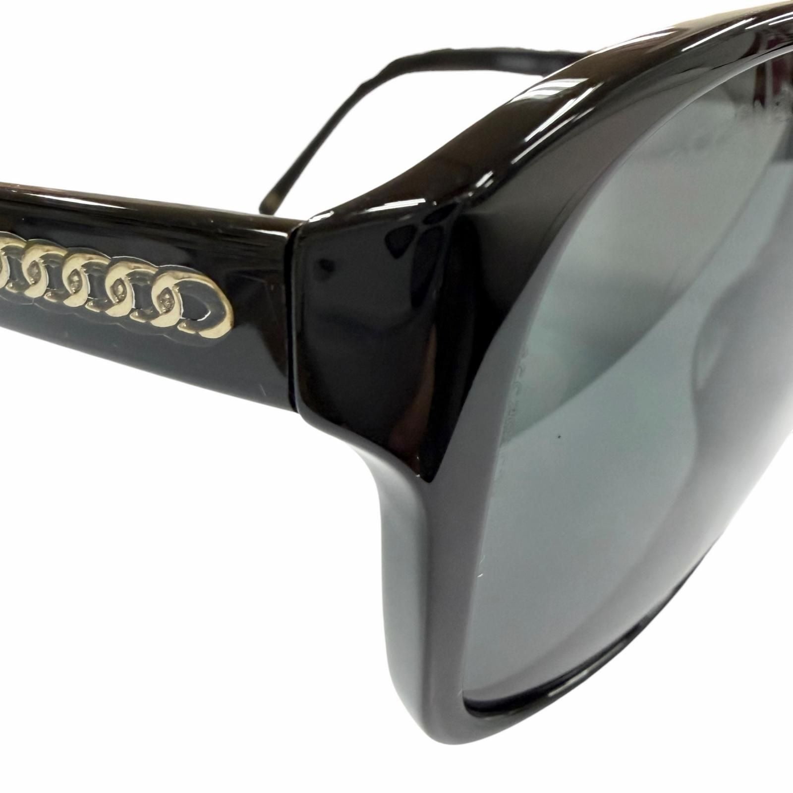 Chanel Side Chain CC Logo Eyewear Sunglasses Black Demo Lens — view 7