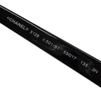 Chanel Side Chain CC Logo Eyewear Sunglasses Black Demo Lens — view 9