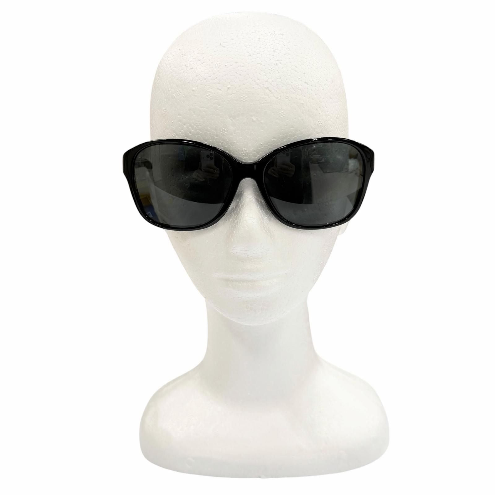 Chanel Side Chain CC Logo Eyewear Sunglasses Black Demo Lens — view 2