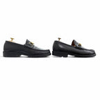 Gucci Vintage 111 Leather Horsebit Loafers Business Shoes Black — view 3