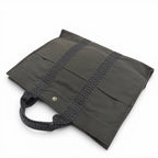 Hermes Her Line Silver Series Canvas Tote Gray — view 4