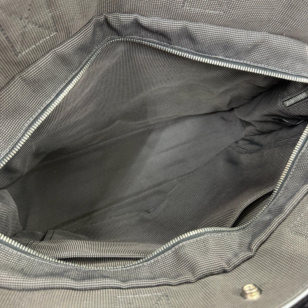 Hermes Her Line Silver Series Canvas Tote Gray — view 7