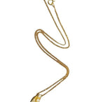 Dior Necklace Gold Metal Rhinestone — view 4