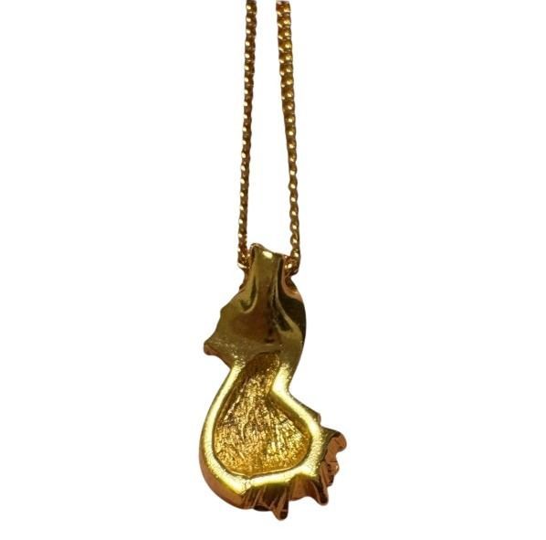 Dior Necklace Gold Metal Rhinestone — view 3