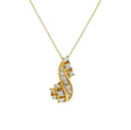 Dior Necklace Gold Metal Rhinestone